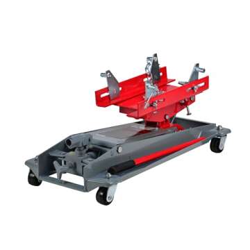 Pro Lift Low Profile Transmission Jack - Heavy Duty Roll Under Floor Jack High Lift from 9 to 24 inches with 1100 Lbs (1/2 Ton) Capacity for Car Light Truck