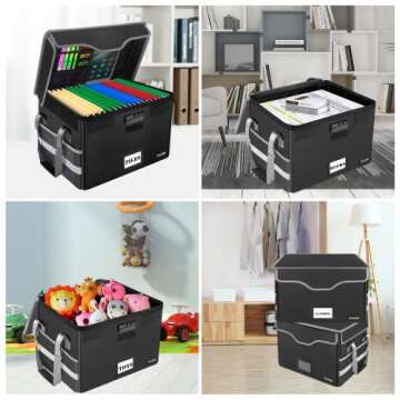 DocSafe Lockable Fireproof File Box for Secure Document Storage