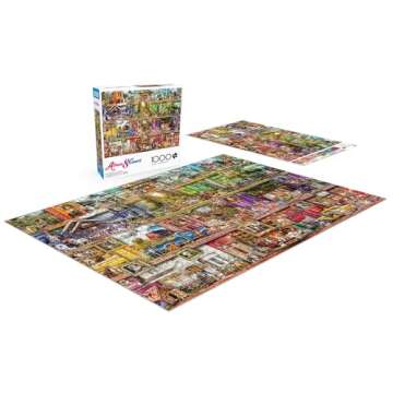 Buffalo Games -The Library of Dogs - 1000 Piece Jigsaw Puzzle for Adults