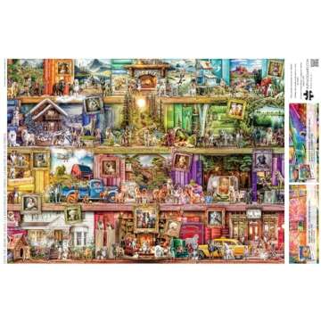 Buffalo Games -The Library of Dogs - 1000 Piece Jigsaw Puzzle for Adults