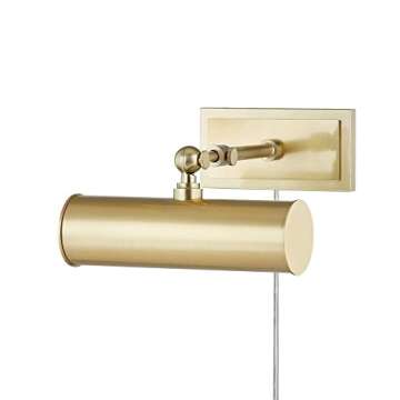 MITZI HUDSON VALLEY LIGHTING Holly - 1 Light Picture Light in Modern Style-4.75 Inches Tall and 8.25 Inches Wide