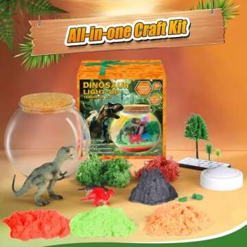 Dinosaur Terrarium Kit for Kids - Creative Craft Fun