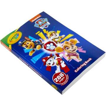 Crayola Paw Patrol Coloring Book with Stickers: Fun Gift for Kids