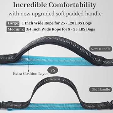 iYoShop Hands-Free Dog Leash w/ Pouch, 8-25 lbs