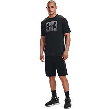 Under Armour Men's UA Boxed Sportstyle Short Sleeve T-Shirt LG Black