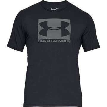 Under Armour Men's UA Boxed Sportstyle Short Sleeve T-Shirt LG Black