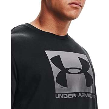 Under Armour Men's UA Boxed Sportstyle Short Sleeve T-Shirt LG Black