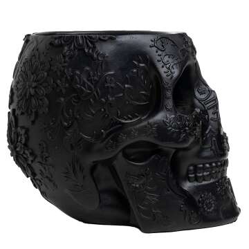 Skull Makeup Brush Holder