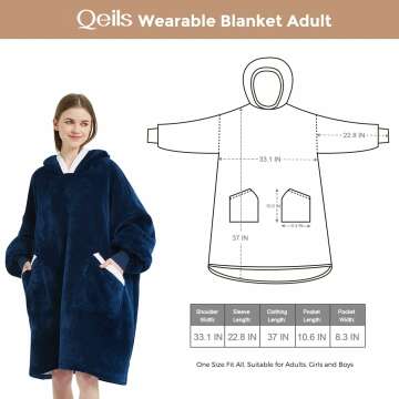 Qeils Oversized Blanket Hoodie