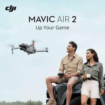 DJI Mavic Air 2 Fly More Combo - Drone Quadcopter UAV with 48MP Camera 4K Video 8K Hyperlapse 1/2" CMOS Sensor 3-Axis Gimbal 34min Flight Time ActiveTrack 3.0 Ocusync 2.0, Gray