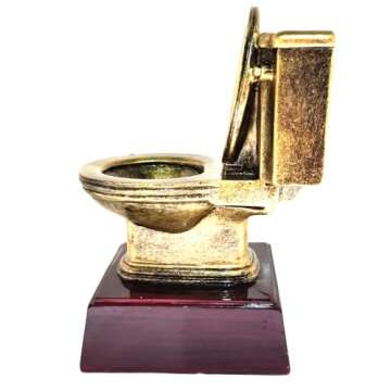 Toilet Bowl Last Place Fantasy Football Trophy