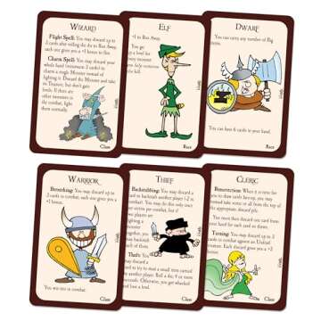 Munchkin Deluxe Board Game (Base Game), Family Board & Card Game, Adults, Kids, & Fantasy Roleplaying Game, Ages 10+, 3-6 Players, Avg Play Time 120 Min, From Steve Jackson Games