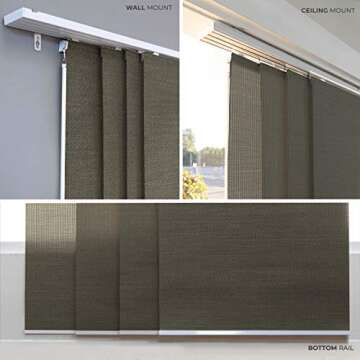 Woven Oolong Vertical Blinds - Elegant Decor Solution