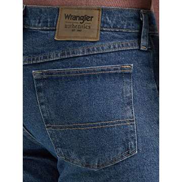 Wrangler Authentics Men's 5-Pocket Jeans - 28W X 30L