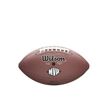 Wilson NFL MVP Football - PeeWee Size, Brown