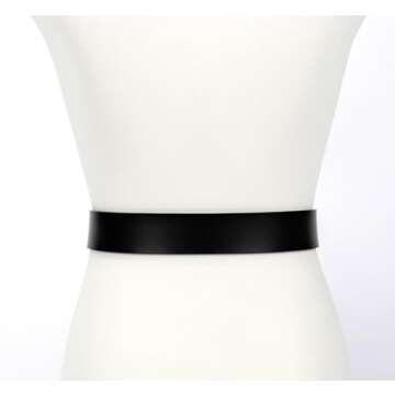 Kate Spade Reversible Belt for Women - Black/Nickel