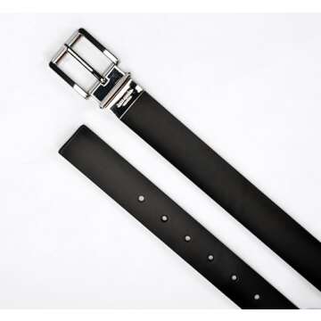 Kate Spade Reversible Belt for Women - Black/Nickel