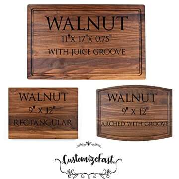 Custom Wedding Cutting Board