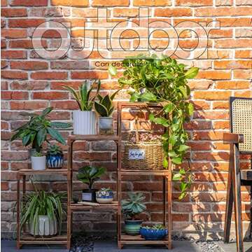 Bamworld Outdoor Plant Stand