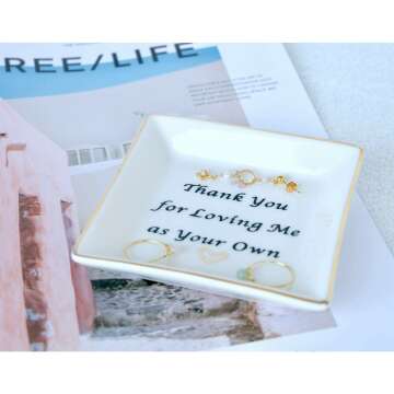 Mom Ring Dish Trinket Tray - Thank You Gift