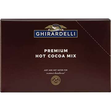 Ghirardelli Premium Hot Cocoa Envelopes, Rich chocolate, 22.7 Ounce (Pack of 15)