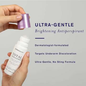 DERMAdoctor Total Nonscents Ultra-Gentle Brightening Antiperspirant, 3 oz