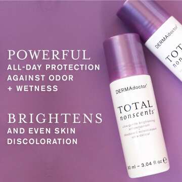 DERMAdoctor Total Nonscents Ultra-Gentle Brightening Antiperspirant, 3 oz