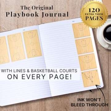 The Playbook Journal: Ultimate Basketball Coaching Gift for All Coaches