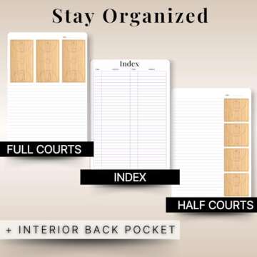 Basketball Coaching Playbook Journal for Coaches