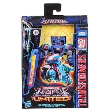 Transformers Legacy United Deluxe Class Cyberverse Universe Chromia, 5.5-inch Converting Action Figure, 8+ Years