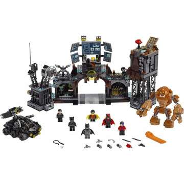 LEGO DC Batman Batcave Clayface Invasion 76122 Batman Toy Building Kit with Batman and Bruce Wayne Action Minifigures, Popular DC Superhero Toy (1037 Pieces)