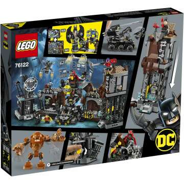 LEGO DC Batman Batcave Clayface Invasion 76122 Batman Toy Building Kit with Batman and Bruce Wayne Action Minifigures, Popular DC Superhero Toy (1037 Pieces)