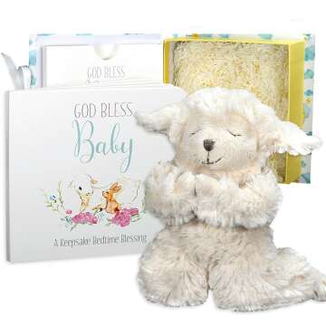 Praying Lamb Baby Gift Set