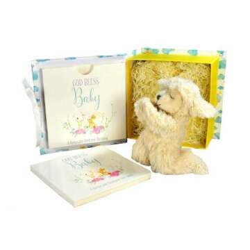 Praying Lamb Baby Gift Set