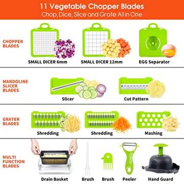 Pro Onion Chopper - 14-in-1 Multifunctional Food Chopper