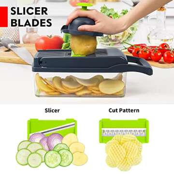 14-in-1 Multifunctional Vegetable Chopper