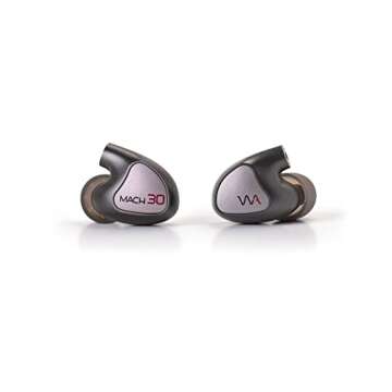 Westone Audio - Mach 30 Universal IEM Wired Earbuds - 3 Balanced Armature Driver Professional Musician in Ear Monitor Earphones with Linum® BAX™ T2 Cable