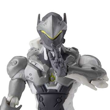 Hasbro Gaming Overwatch Ultimates Series Genji (Chrome) Skin 6"-Scale Collectible Action Figure with Accessories - Blizzard Video Game Character (Amazon Exclusive)