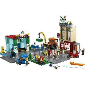 LEGO City Town Center 60292 Building Kit - 790 Pieces