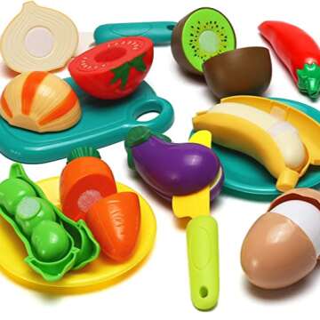 Kids Vegetable Toy Set for Creative Play