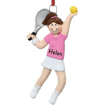 Tennis Christmas Ornaments