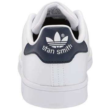 adidas Originals Men's Stan Smith (End Plastic Waste) Sneaker, White/White/Collegiate Navy, 7.5