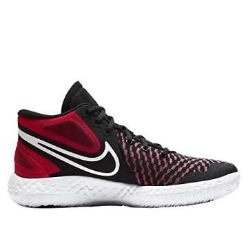 Nike Men's KD Trey 5 VIII Basketball Shoes, Black/University Red/White, 13