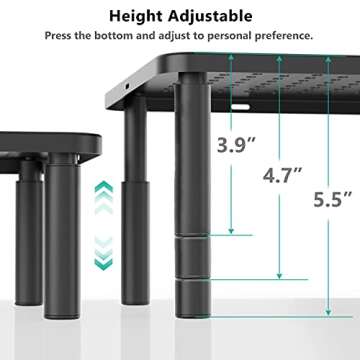 WALI Computer Monitor Stand for Desk