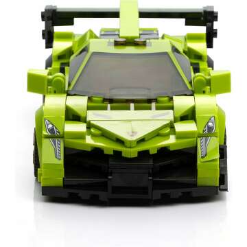 Lambo Racing Car Building Block Set - 348 Pieces