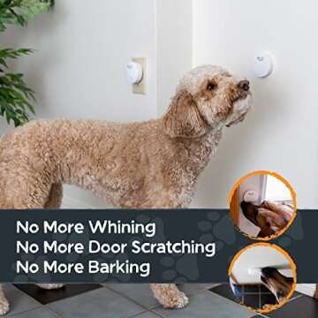 Mighty Paw Smart Bell 2.0 (2 Button Pack) - Wireless Electronic Dog Doorbell - Dog Potty Button Communication - Potty Training Aid - Pet Communication Tool - Puppy Potty Training - Doggie Bell