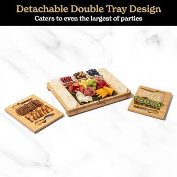 SMIRLY Charcuterie Board Set for Unique Gifts