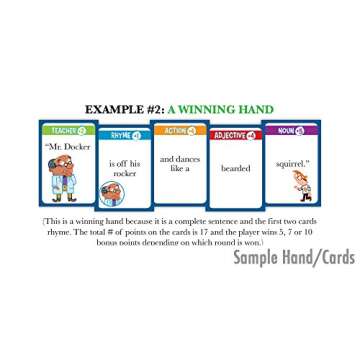 All Things Equal, Inc. Miss Bernard is a Wild Card- The My Weird School Game, Easy to Follow Rules, Educational, 2 to 4 Players, for Ages 6 to 10, Blue, White