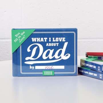 Knock Knock Fill In The Love Book for Dad - 4.5 x 3.25 Journal