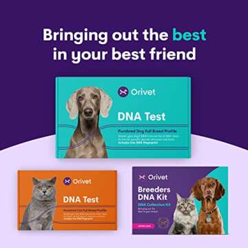 ORIVET Dog DNA Test Kit - Labrador Retriever Full Breed Profile | Puppy Testing Against 250 Medical Health Risks & Traits | Genetic Fingerprint & Wellness Plan | at Home Cheek Swab